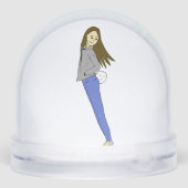 尾がバニーしている女の子 (裏面)