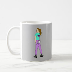 尾がバニーしている女の子 コーヒーマグカップ