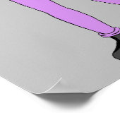 尾がバニーしている女の子 ポスター (角)