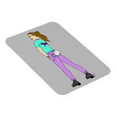 尾がバニーしている女の子 マグネット (右側)