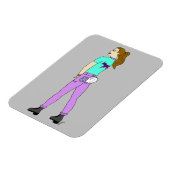 尾がバニーしている女の子 マグネット (左側)