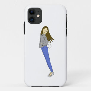 尾がバニーしている女の子 iPhone 11 ケース