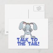 尾のウサギに話す ポストカード (正面/裏面)