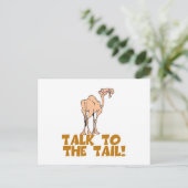 尾のラクダに話し掛ける ポストカード (スタンド正面)