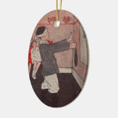 尾のロバを固定する セラミックオーナメント (左)