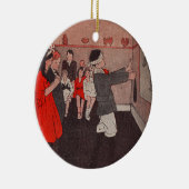 尾のロバを固定する セラミックオーナメント (右)