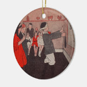 尾のロバを固定する セラミックオーナメント (左)