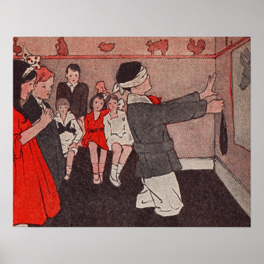 尾のロバを固定する ポスター (正面)