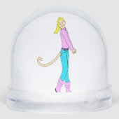 尾の付いた女の子 (裏面)