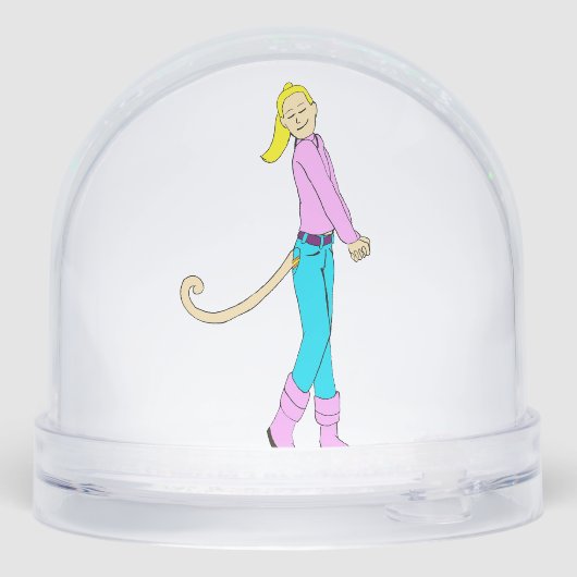 尾の付いた女の子 (裏面)