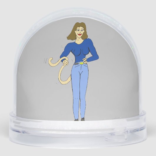 尾の付いた女の子 (裏面)