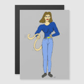 尾の付いた女の子 (正面/裏面)