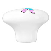 尾の付いた女の子 セラミックノブ (側面)