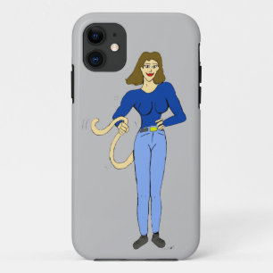 尾の付いた女の子 iPhone 11 ケース