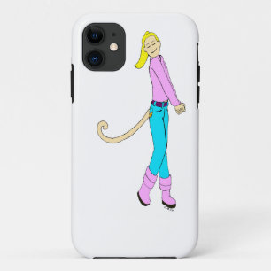 尾の付いた女の子 iPhone 11 ケース