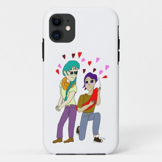 尾の愛 Case-Mate iPhoneケース (裏面)