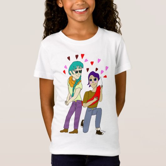 尾の愛 Tシャツ (正面)