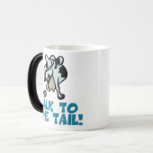 尾の牛と話す モーフィングマグカップ (正面左)