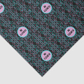 尾の継ぎ目のないパターンを追いかけるヘビ 薄葉紙 (詳細)