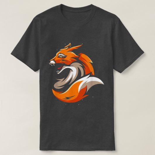 尾の野生の敵の部族 Tシャツ (デザイン正面)