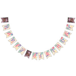 尾はかりで測の女の子の爬虫類誕生日 バンティングフラッグ