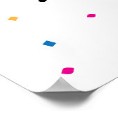 尾をライオンに固定する(24x36) ポスター (角)