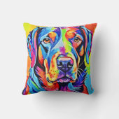 尾を振る最高傑作最高の: Dog Art クッション (裏面)
