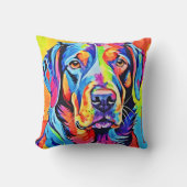 尾を振る最高傑作最高の: Dog Art クッション (正面)