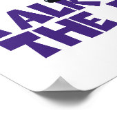 尾ゼブラに話し掛ける ポスター (角)