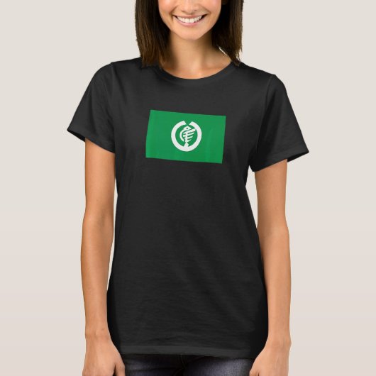 尾上日本国旗 Tシャツ (正面)