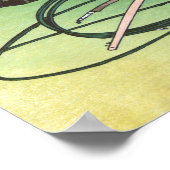 尾張国の富士の景勝地 ポスター (角)