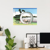 尾張国の富士の景勝地 ポスター (ホームオフィス)