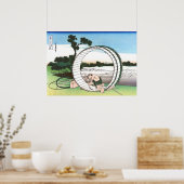 尾張国の富士の景勝地 ポスター (キッチン)