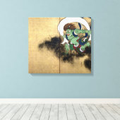 尾形光林風神 キャンバスプリント (インサイチュ (ウッドフロア))