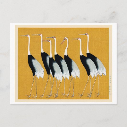 尾形光琳デザイン ポストカード (正面)