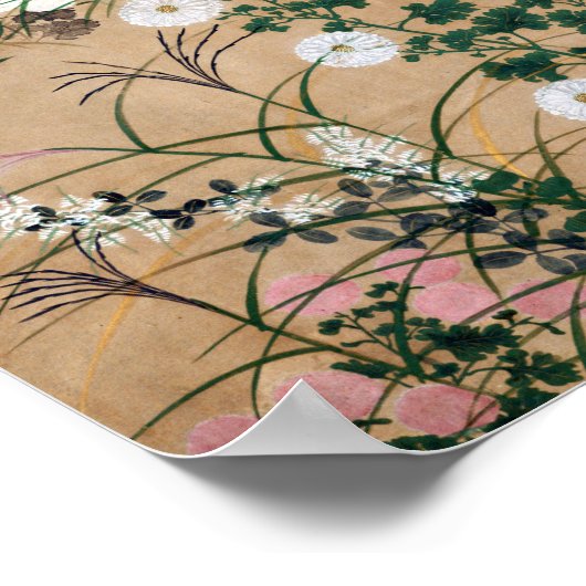 尾形光琳秋 ポスター (角)