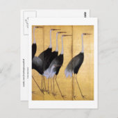 尾形光琳 日本美術 松図屏風 ポストカード (正面/裏面)