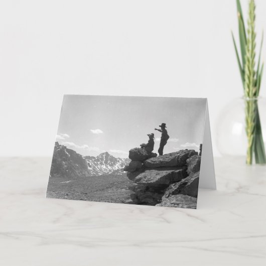 尾根のカウボーイ カード (正面)