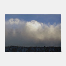 尾根の上の雲 ドアマット
