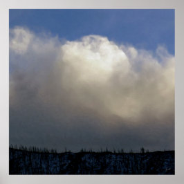 尾根の上の雲 ポスター