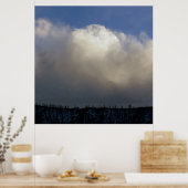 尾根の上の雲 ポスター (キッチン)