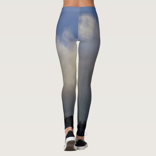 尾根の上の雲 レギンス (裏面)