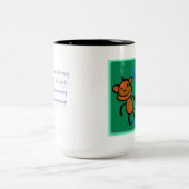 尾無しか。 ない猿-マグ ツートーンマグカップ (中央)