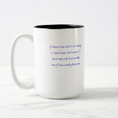 尾無しか。 ない猿-マグ ツートーンマグカップ (左)