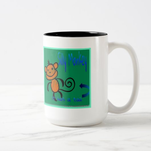 尾無しか。 ない猿-マグ ツートーンマグカップ (右)