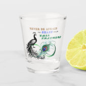 尾羽ショットガ感動的ラス ショットグラス (正面)