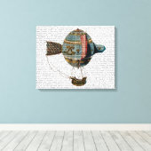 尾羽付き熱気球 キャンバスプリント (インサイチュ (ウッドフロア))