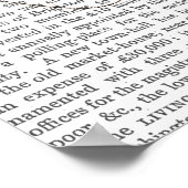 尾羽付き熱気球 ポスター (角)