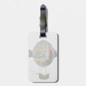 尾羽付き熱気球 ラゲッジタグ (裏面縦)