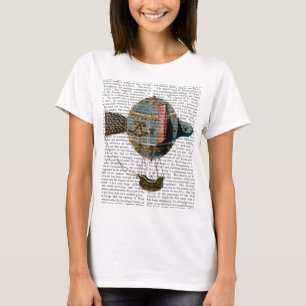 尾羽付き熱気球 Tシャツ